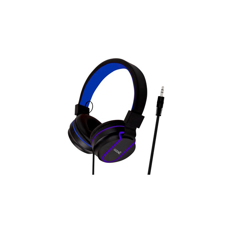 AURICULARES COOL TORONTO BLACK-BLUE