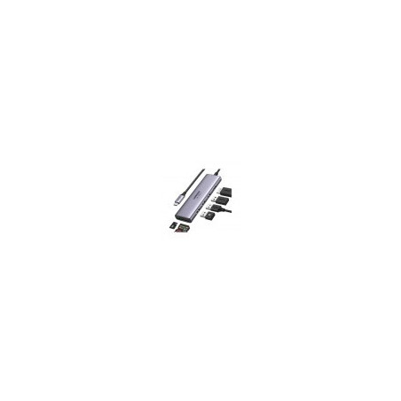 HUB UGREEN 6EN1 USB-C A HDMI + 3XUSB-A + SD/TF