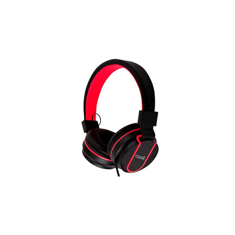 AURICULARES CASCOS COOL TORONTO BLACK-RED