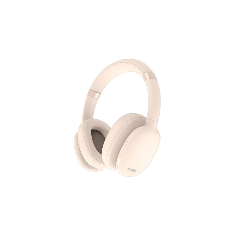 AURICULARES CASCOS STEREO COOL ROLLER BEIGE