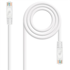 Latiguillo cable red lszh - utp cat.6a rj45 nanocable 3m blanco