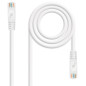 Latiguillo cable red lszh - utp cat.6a rj45 nanocable 3m blanco