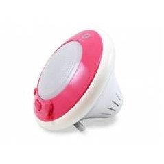 Altavoz conceptronic resistente al agua flotante rosa