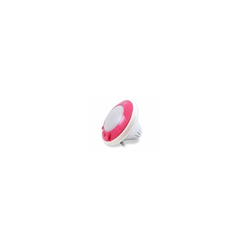 Altavoz conceptronic resistente al agua flotante rosa