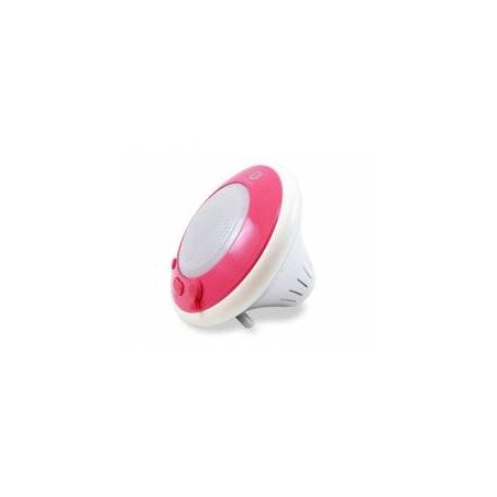 Altavoz conceptronic resistente al agua flotante rosa
