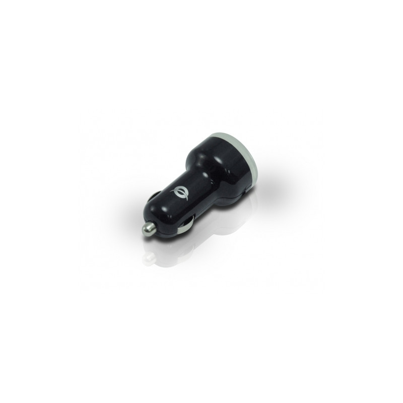 Cargador mechero - coche usb conceptronic x2 para moviles gps mp3 camaras etc 2000ma 5v