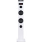 Altavoz torre ngs sky charm blanco - 50w - usb - bluetooth - radio fm - aux