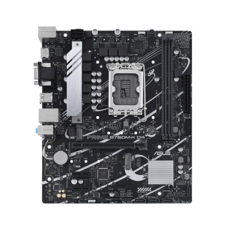 Placa base asus intel prime b760m - k d4 m - atx -  2x ddr4 -  4x sata 6gb - s -  4x usb 3.2 -  2x usb 2.0 90mb1ds0 - m0eay0