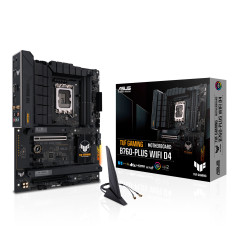 Placa base asus intel tuf gaming b760 - plus wifi d4 atx -  4x ddr4 -  4x sata 6gb - s -  4x usb 3.2 -  1x usb tipo c -  1x usb 