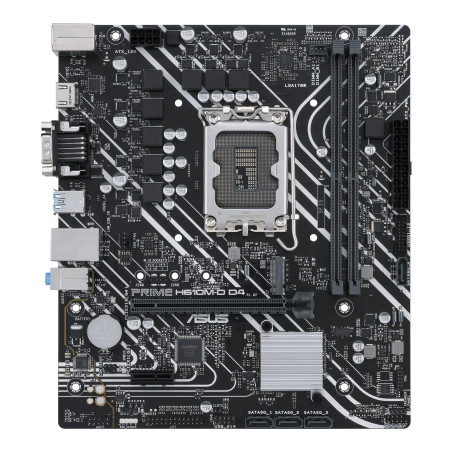 Placa base asus intel prime - h610m - d d4 m - atx -  2x ddr4 -  4x sata 6gb - s -  2x usb 3.2 -  4x usb 2.0 90mb1a00 - m0eay0