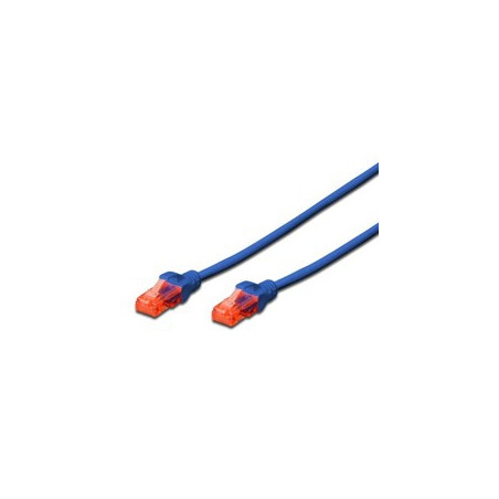 Cable red ewent latiguillo rj45 utp cat6 1m azul