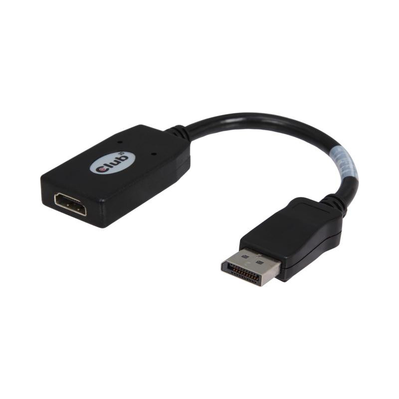 Adaptador club 3d displayport 1.2 macho a hdmi 1.3 hembra adaptador pasivo