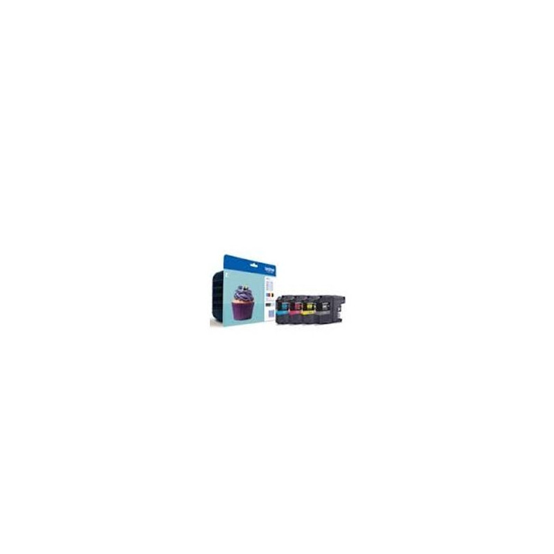 Pack cartuchos tinta brother lc123valbp negro cian magenta amarillo 600 paginas mfc - j870dw -  mfcj470dw -  dcpj152w -  dcpj132