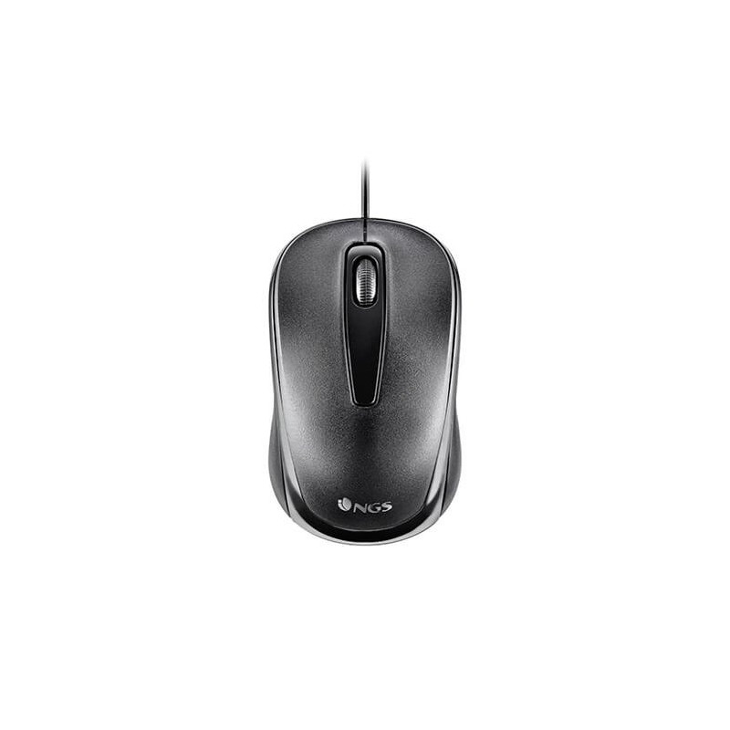 Raton ngs easydelta usb 1200 dpi - ergonomico - 3 botones - rueda - usb