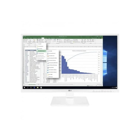 Monitor led lg ips 23.8 pulgadas 24bk55yp - w 1920 x 1080  - 5ms  - hdmi  - dvi - d  - displayport  - altavoces  - reg. altura b