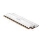 Memoria ram ddr5 32gb 2x16gb crucial pro white - udimm - 6000 mhz - pce 48000 - 1.35v