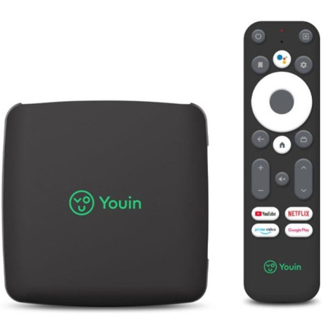Android tv youin en1040k 2g -  8gb - 4k - wifi