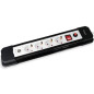 Regleta equip 245553 con 4 tomas + 2 puertos usb