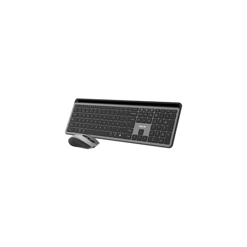 Kit teclado + mouse raton ngs eclipse kit wireless inalambrico