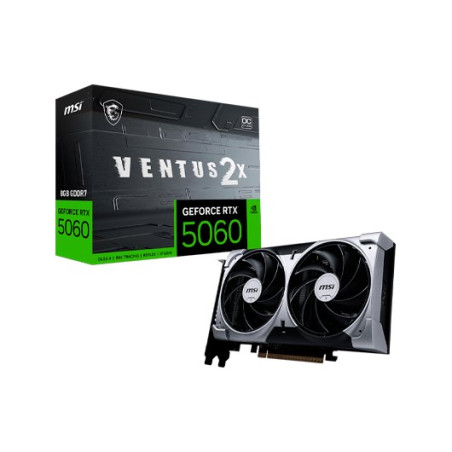 TARJETA GRÁFICA MSI RTX 5060 8GB VENTUS 2X OC GDDR7