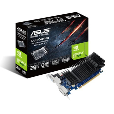 Tarjeta grafica asus nvidia geforce gt730 - sl - 2gd5 - brk 2gb gddr5 vga dvi - d hdmi