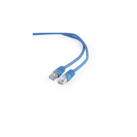 Cable red latiguillo rj45 ftp cat 6 0.5m  azul