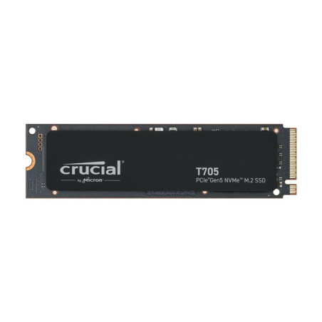 Disco duro interno solido ssd crucial t705 4tb m.2 nvme