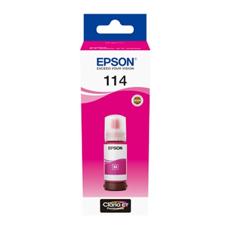 Botella tinta epson ecotank 114 mangenta 70ml
