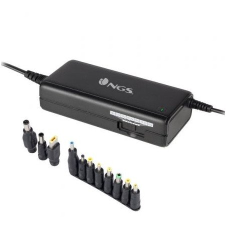 Cargador de portatil ngs ban universal - 90w - 11 conectores - 12 - 20v