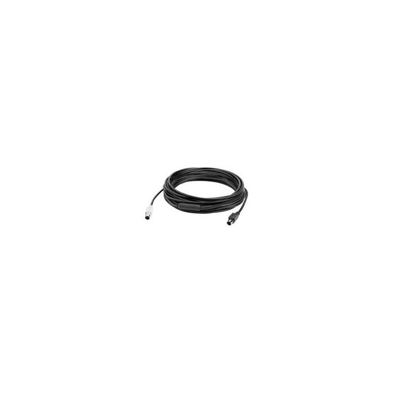 Cable de transferencia de datos logitech 10mt 1x1 mini - din (ps - 2) macho -  negro