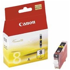 Cartucho tinta canon cli8 amarillo 8ml pixma 4200 -  5200 -  6600 -  mp500 -  800