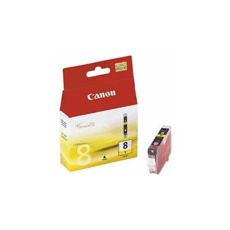 Cartucho tinta canon cli8 amarillo 8ml pixma 4200 -  5200 -  6600 -  mp500 -  800