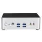 Leotec LEMPC16 barebone per PC/stazione di lavoro Cubo Grigio i7-1355U Leotec LEMPC16 barebone per PC/stazione di lavoro Cubo Grigio i7-1355U