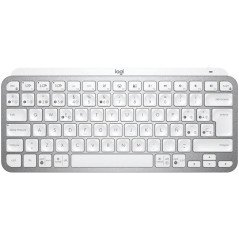 Teclado logitech mx keys gris palido wireless inalambrico qwerty espaol
