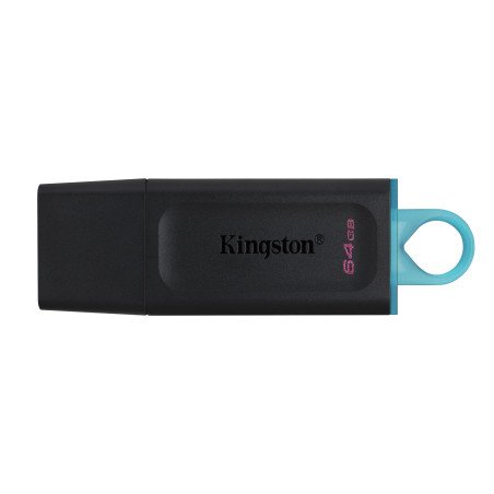 KINGSTON DATATRAVELER EXODIA FLASH DRIVE 64GB USB-A 3.2 BLACK DTX/64GB