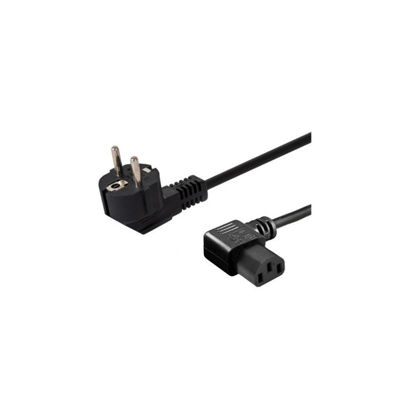 CABLE ALIMENTACIÓN ANGULAR 1.2M SCHUKO-IEC C13