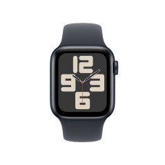 APPLE WATCH SE 40MM GPS MIGNIGHT ALUMINIUM CASE WITH SPORT BAND S/M MXE73QL/A