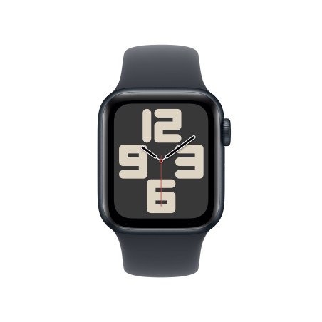 APPLE WATCH SE 40MM GPS MIGNIGHT ALUMINIUM CASE WITH SPORT BAND S/M MXE73QL/A