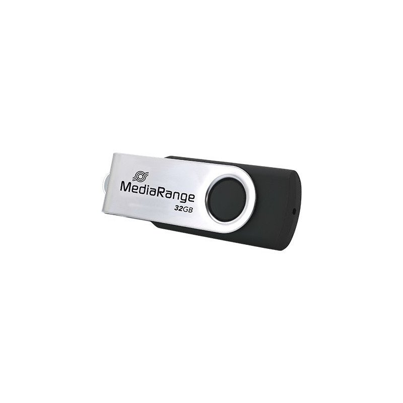 PENDRIVE 32GB USB-C 3.2 MEDIARANGE SILVER-BLACK