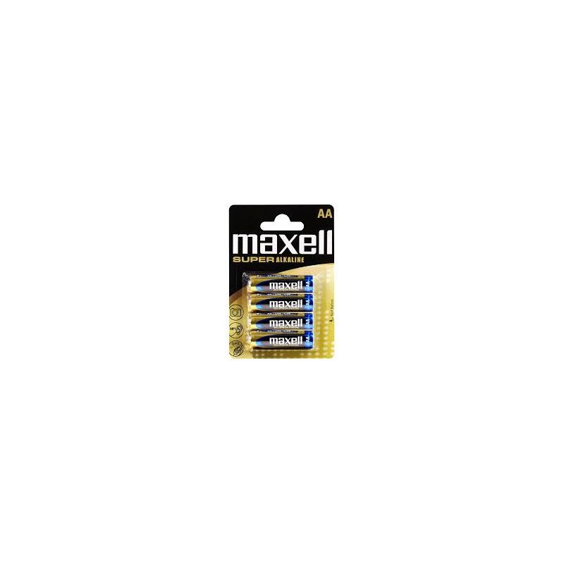 MAXELL ALKALINE SUPER LR-6 AA 4DB