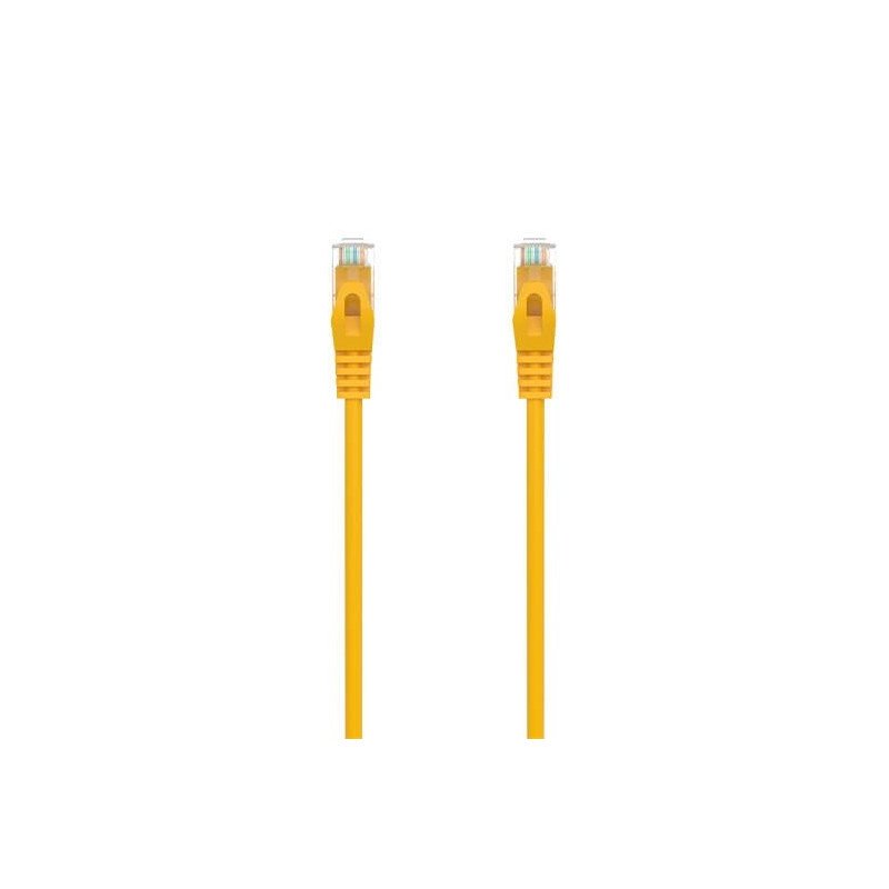 CABLE RED AISENS RJ45 LSZH CAT.6A 0.5M AMARILLO