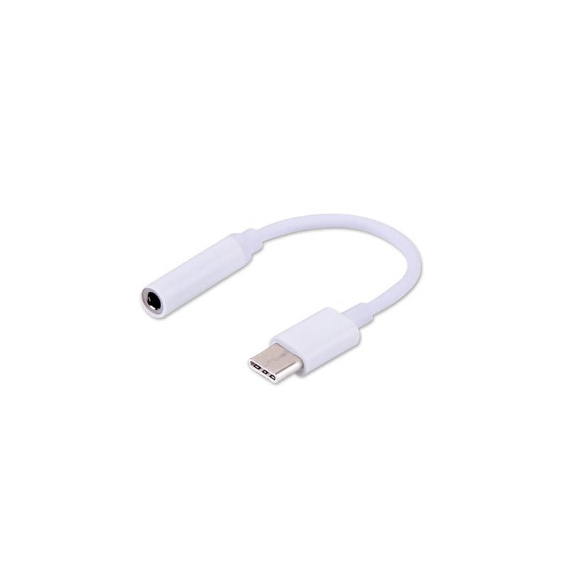 ADAPTADOR USB-C A JACK 3.5 SAVIO AK-35 WHITE