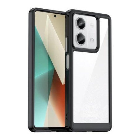 OUTER SPACE CASE WITH GEL FRAME - XIAOMI REDMI NOTE 13 PRO+ - BLACK