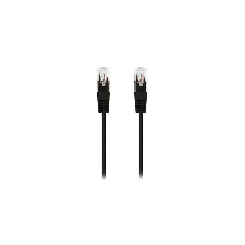 CABLE RED UTP CAT6 RJ45 NANOCABLE 0.5M NEGRO