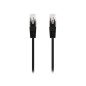 CABLE RED UTP CAT6 RJ45 NANOCABLE 0.5M NEGRO
