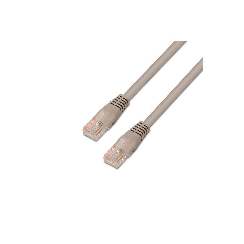 CABLE RED UTP CAT5 RJ45 AISENS 0.3M GRIS