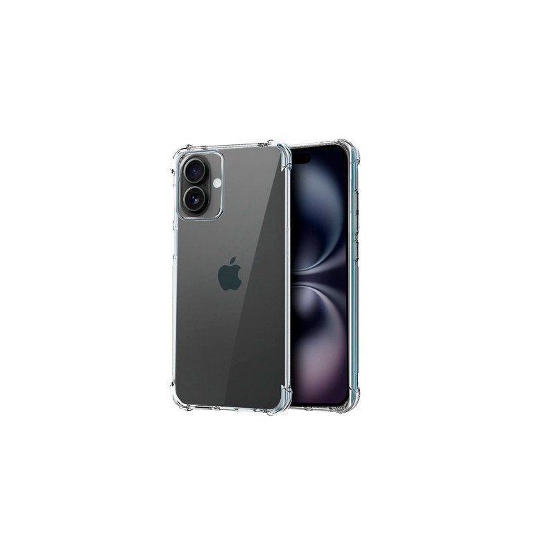 FUNDA COOL IPHONE 16 TRANSPARENTE