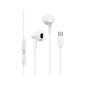 AURICULARES  MICRO COOL STEREO TIPO-C WHITE