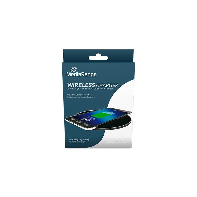 CARGADOR INALAMBRICO MEDIARANGE 15W