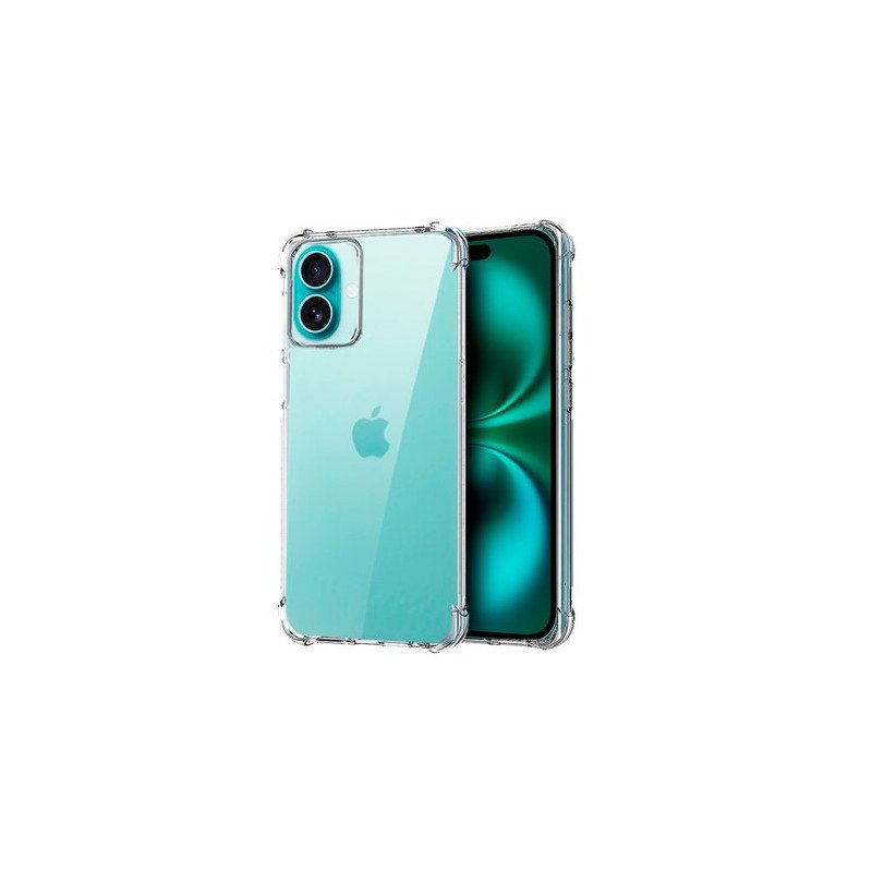 FUNDA COOL IPHONE 16 PLUS TRANSPARENTE